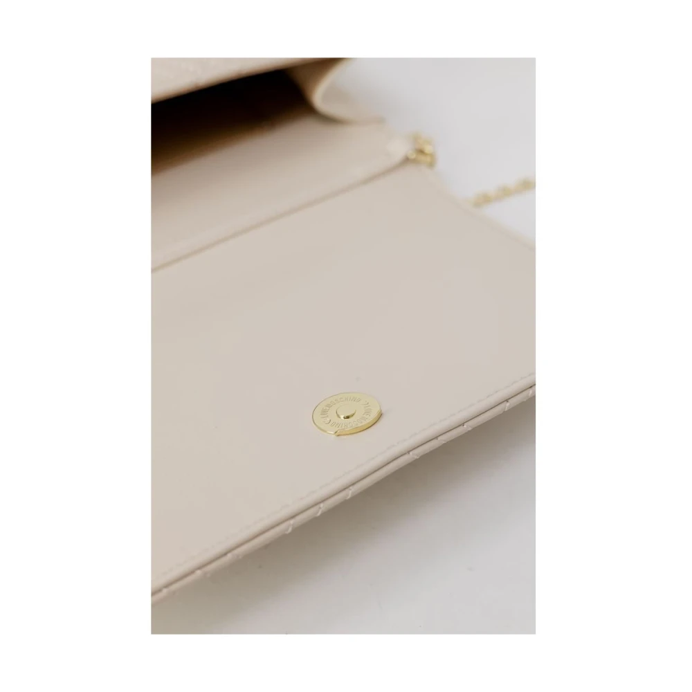 Love Moschino Beige Handtas Herfst Winter Collectie Beige Dames