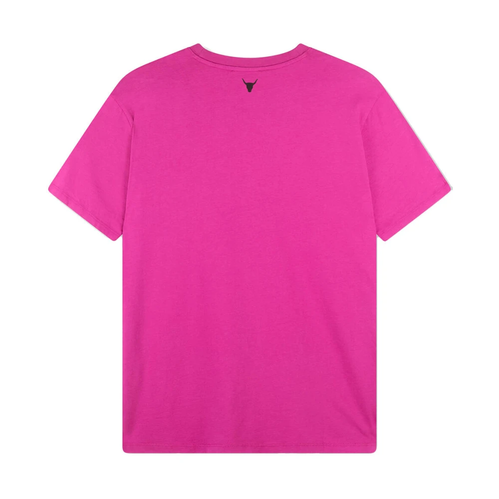 Alix The Label Gebreid Hart T-Shirt Pink Dames