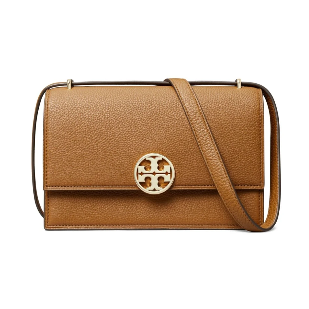 TORY BURCH Bruine Schoudertas Hamerslag Textuur Brown Dames