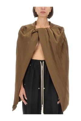 Drape Front Cape Top