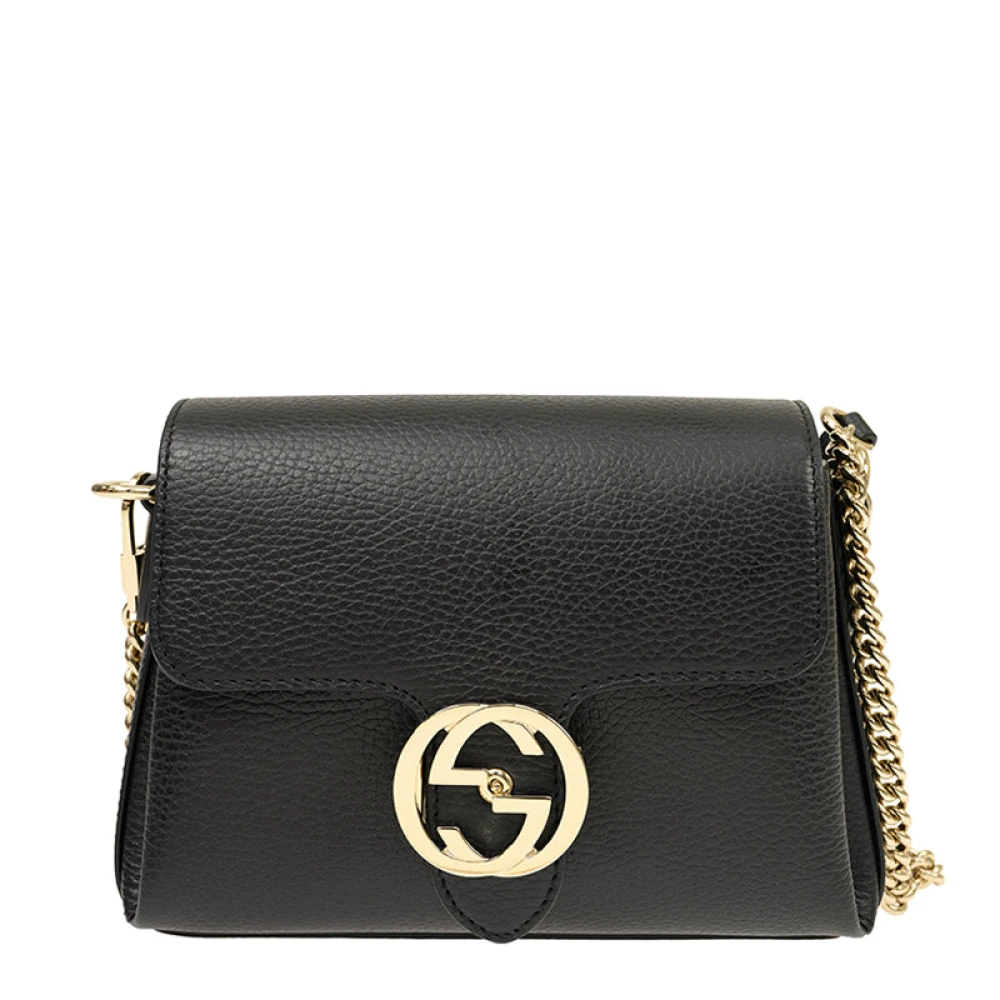 Gucci Zwarte Handtas Black Dames