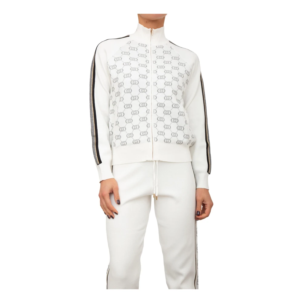 Liu Jo Witte Trui met Moderne Stijl White Dames