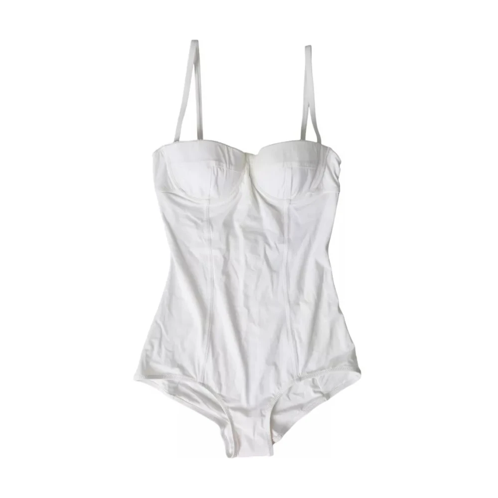 Dolce & Gabbana Witte badpak met één stuk gemaakt in Italië White Dames