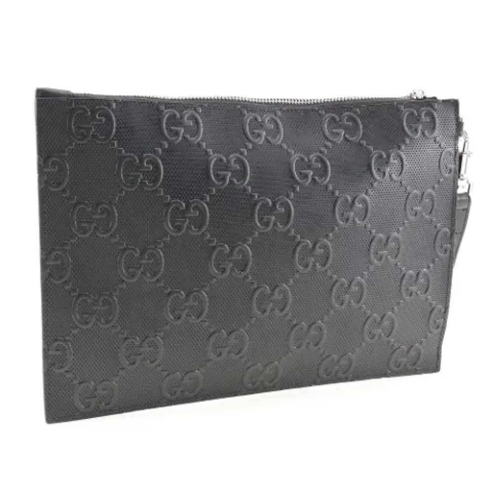 Gucci Vintage Pre-owned Leather handbags Black Dames