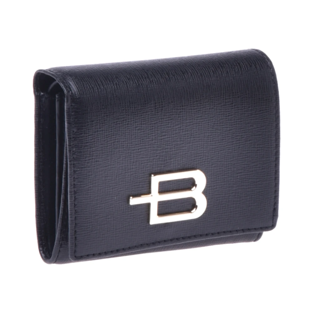 Baldinini Wallet in Black Saffiano Black Dames