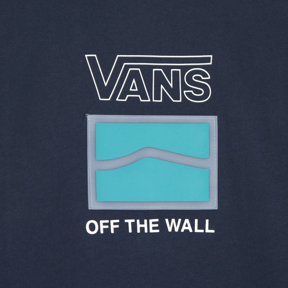Vans Blauwe Sequence Hoodie met Kangoeroezak Blue Heren