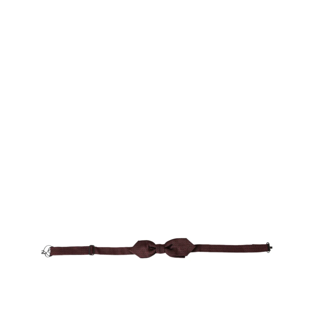 Dolce & Gabbana Hombre Rojo - Pajarita De Seda - Accessories - One Size