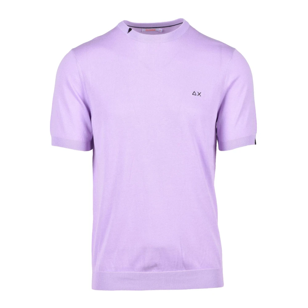 Sun68 Maglia Purple Heren