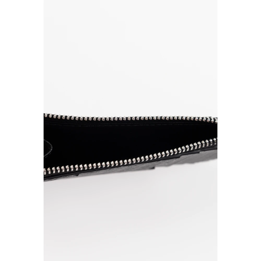Salvatore Ferragamo Leren kaarthouder Black Heren