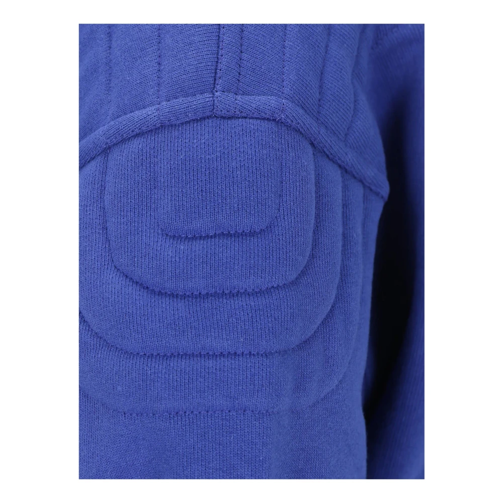 Gucci Katoenen sweatshirt met logo op de rug Blue Heren
