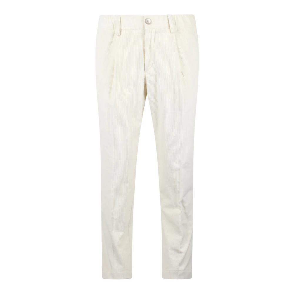 Herno Natuurlijke Broek met Elastische Taille Beige Heren