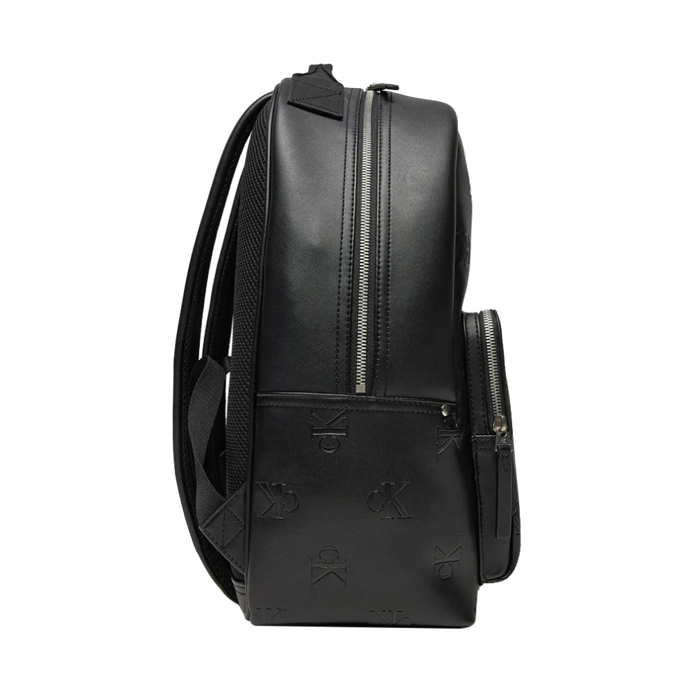Calvin Klein Zwarte Rugzak Stijlvol en Praktisch Black Heren