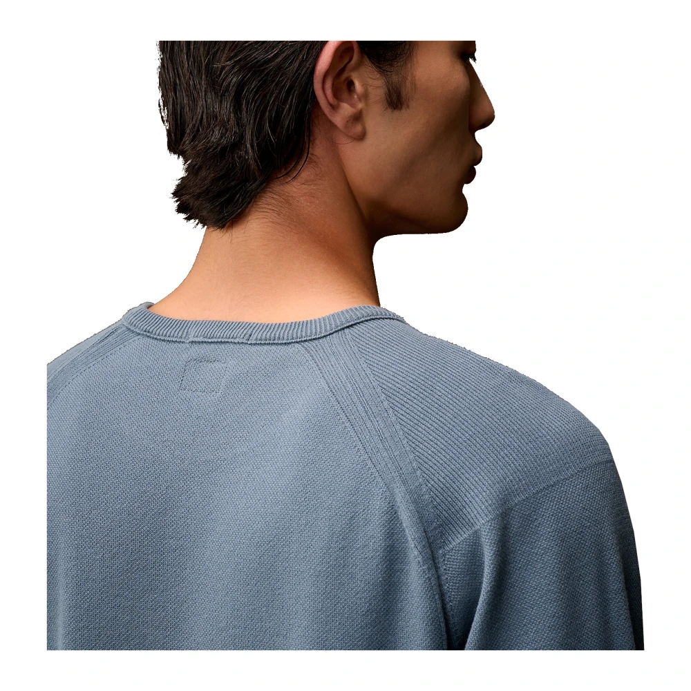 C.P. Company Stretch katoenen ronde hals trui Metropolis Series Blue Heren