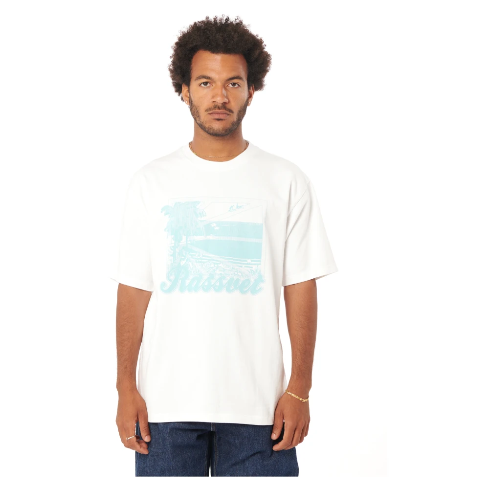 Rassvet Miami Logo T-shirt Gebreid White Heren