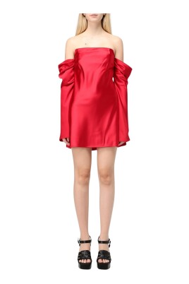 red-off-shoulder-mini-dress