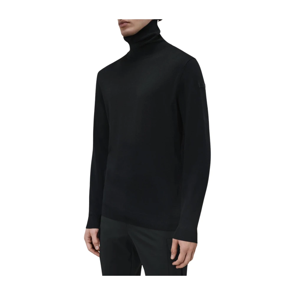 RRD Zwarte Coltrui Gebreide Trui Black Heren