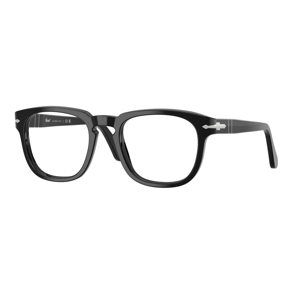 Persol Unisex Black Glasses, 52 Mm, Stylish Eyeglasses In Blue Color