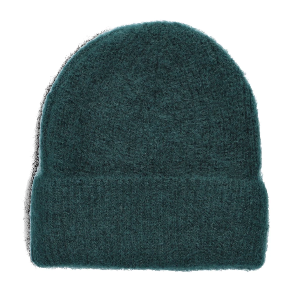 By-Bar Groene Logo Beanie Muts Green Dames