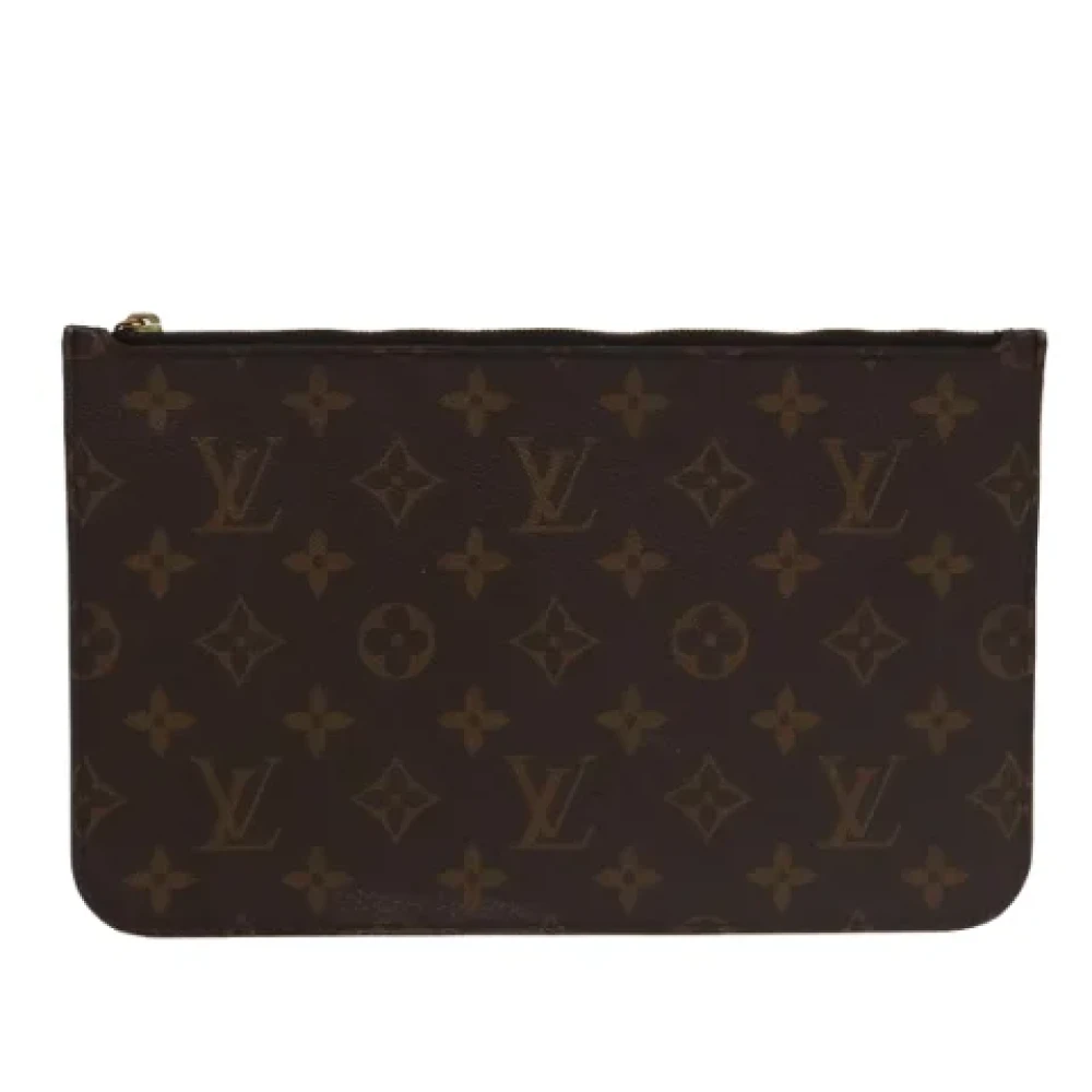 Louis Vuitton Vintage Pre-owned Canvas clutches Brown Dames