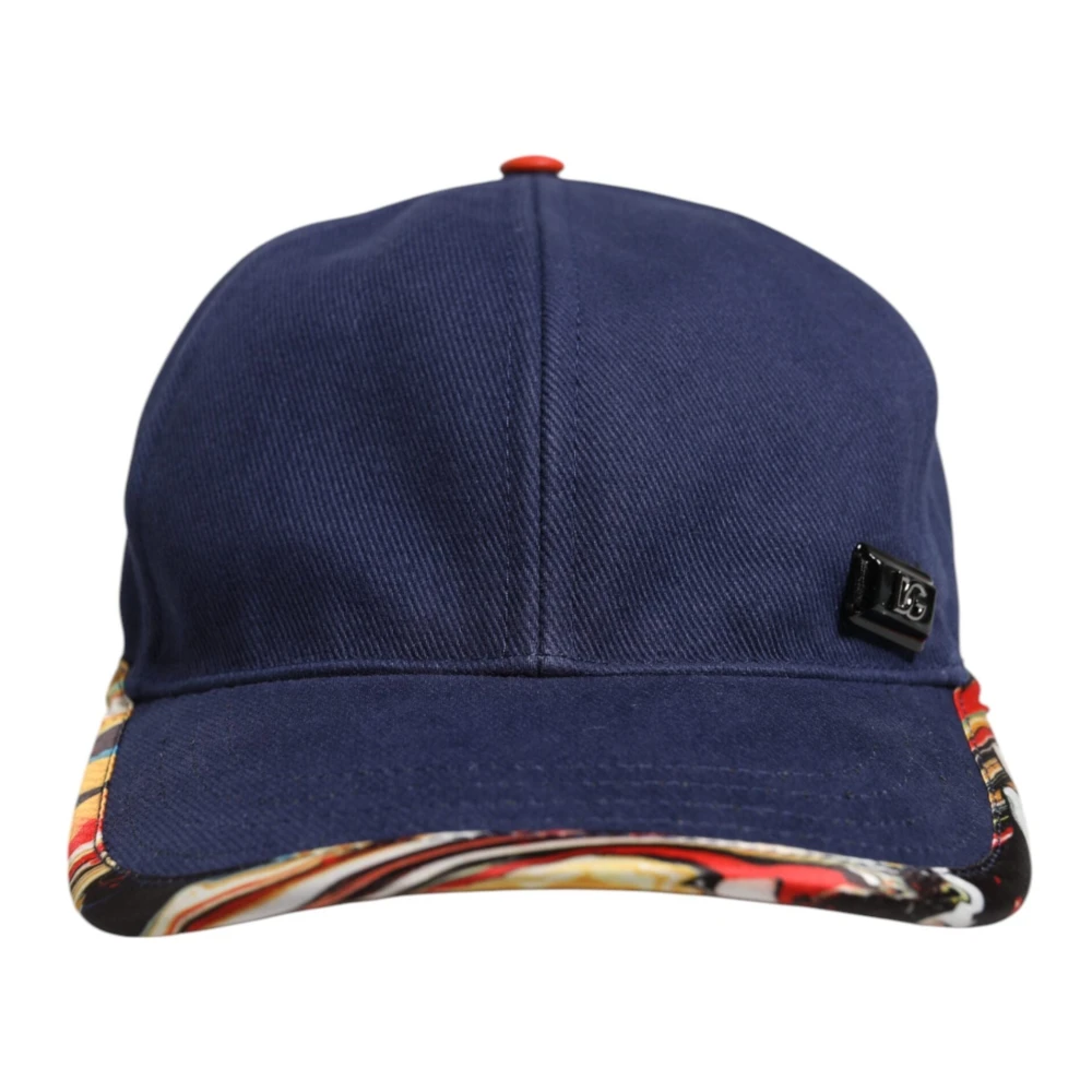 Dolce & Gabbana Men's Blue Hats & Caps, One Size, 6 Panels Baseball Cap