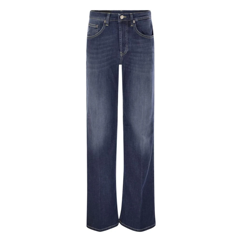 Dondup Femme Bleu Jeans, Taille: W32 Jean Large En Denim