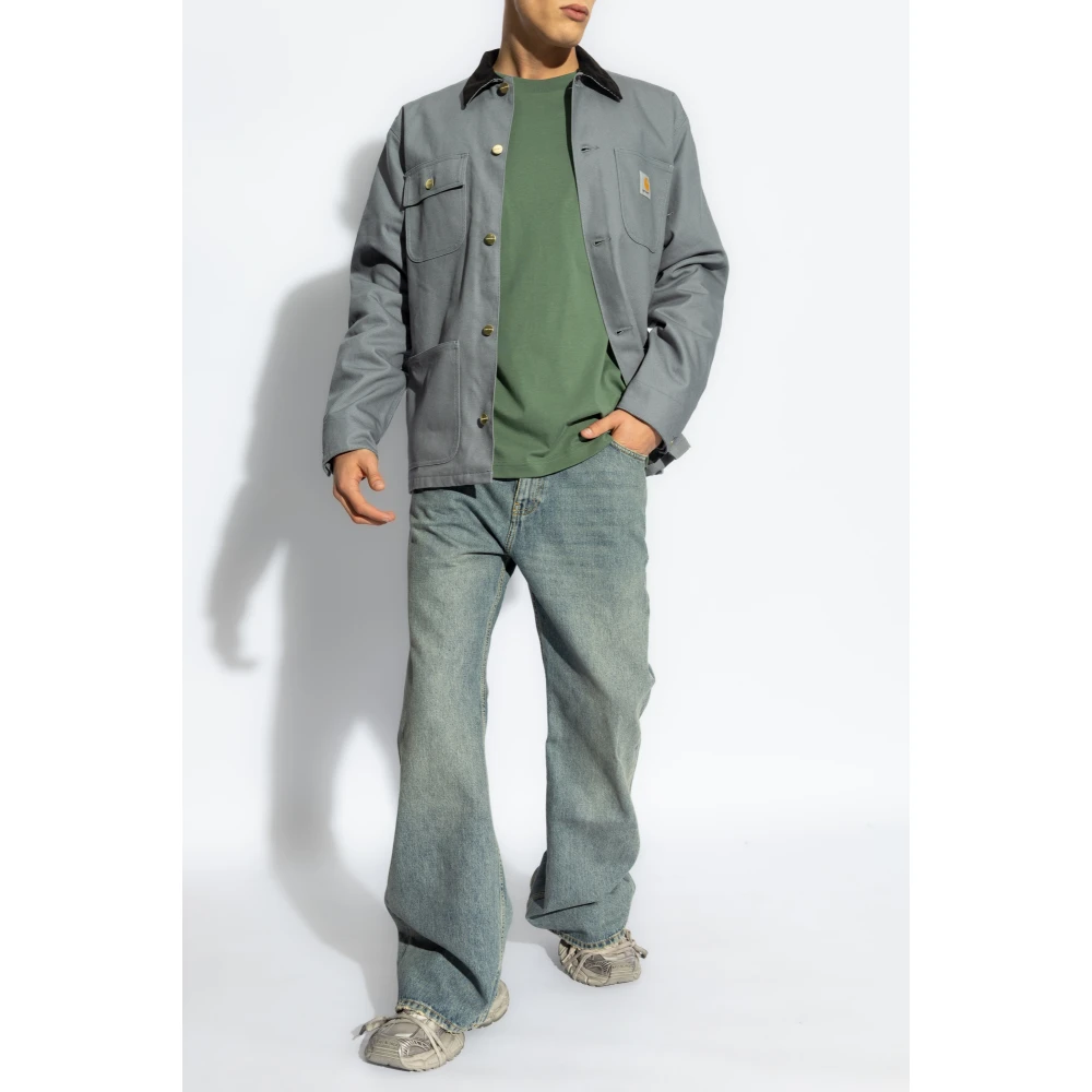 Carhartt WIP T-shirt met print Green Heren