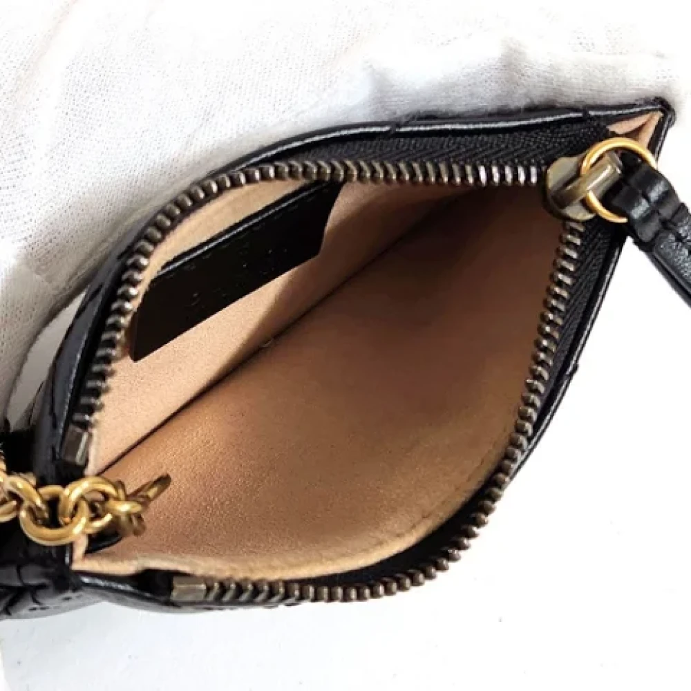 Gucci Vintage Pre-owned Leather wallets Black Dames