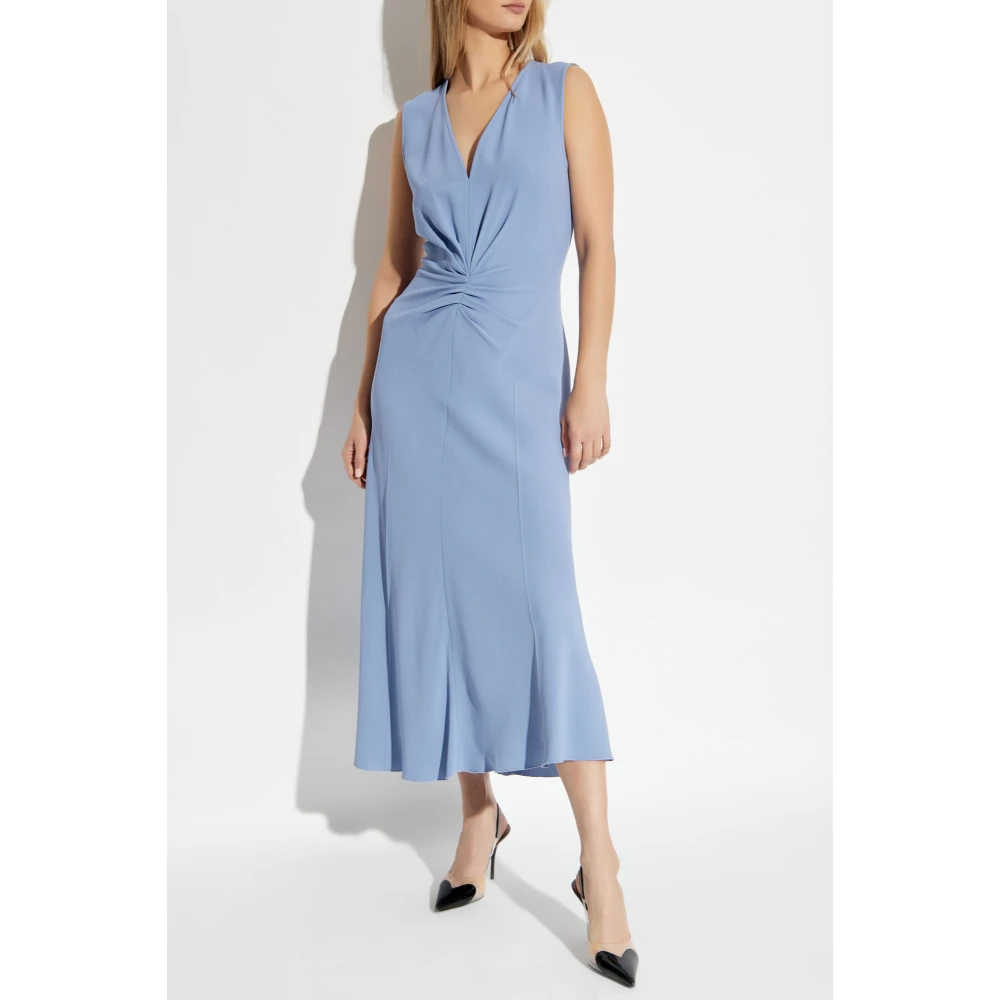 Victoria Beckham Mouwloze jurk Blue Dames