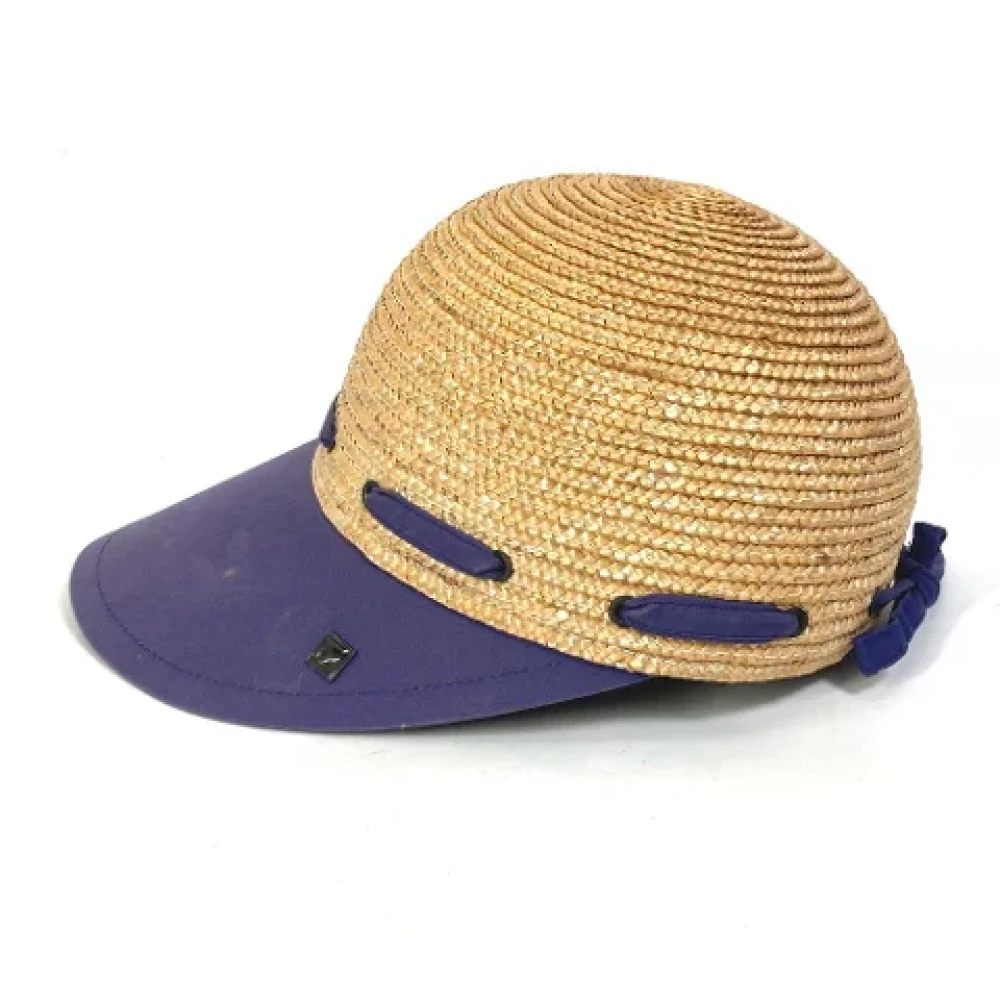 Dior Vintage Pre-owned Cotton hats Purple Dames
