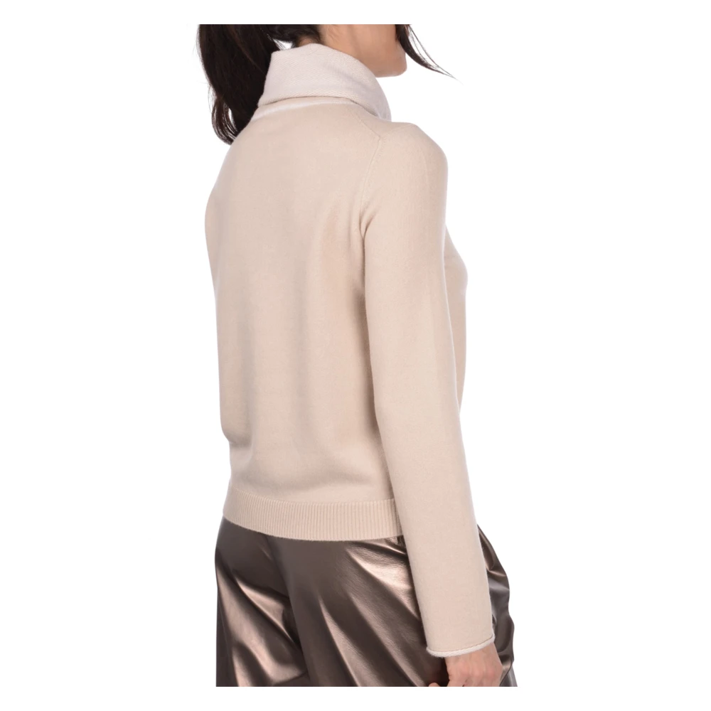 Gran Sasso Fietsen Stijlvol T-shirt Beige Dames