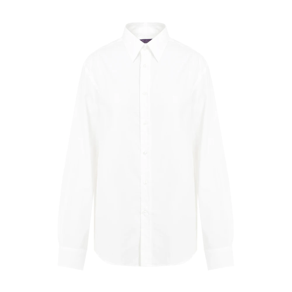 Ralph Lauren Ljus Kräm Långärmad Skjorta White, Herr