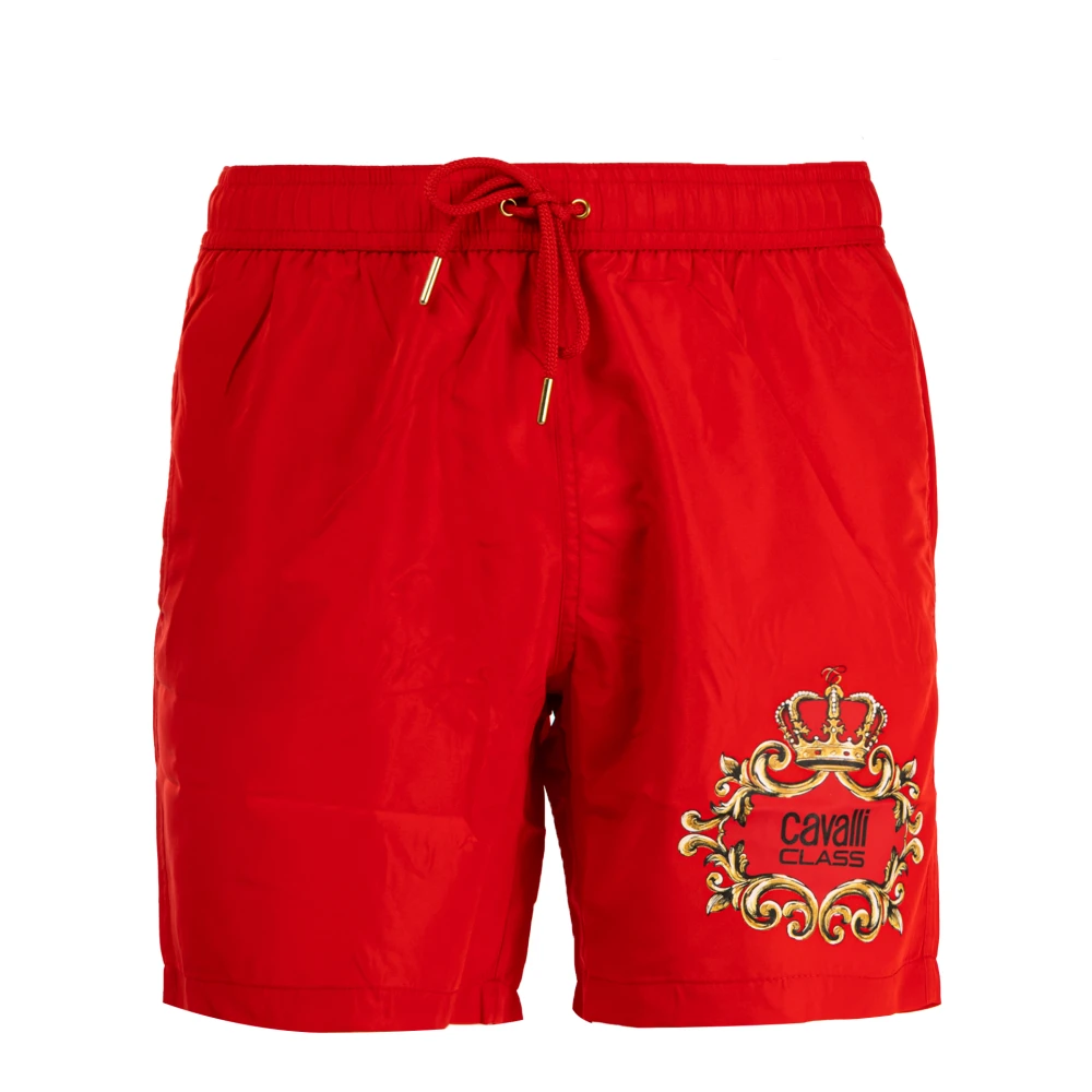 Cavalli Class Boxerstijl Herenzwemkleding Red Heren