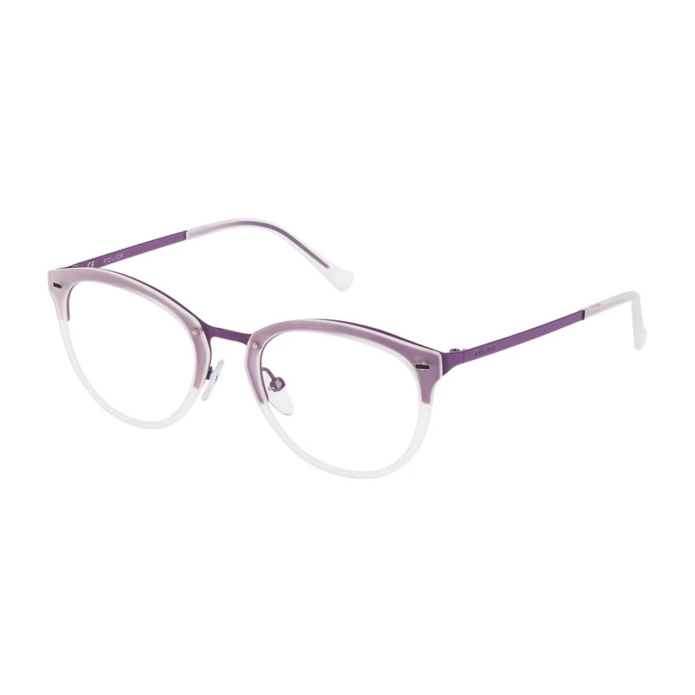 Police Paarse Metalen Frames met Glanzende Wijzerplaat Purple Dames