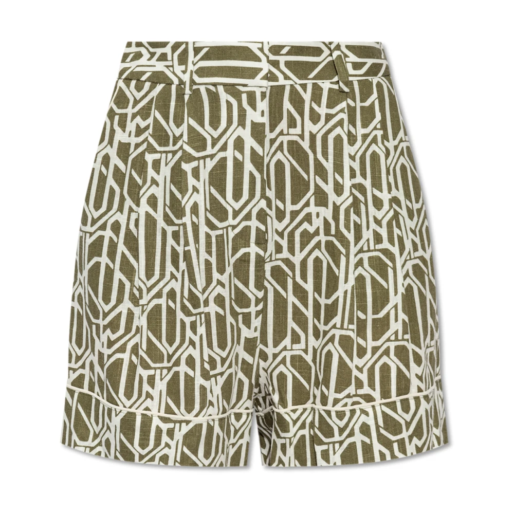 Diane Von Furstenberg Gestreepte shorts door Green Dames