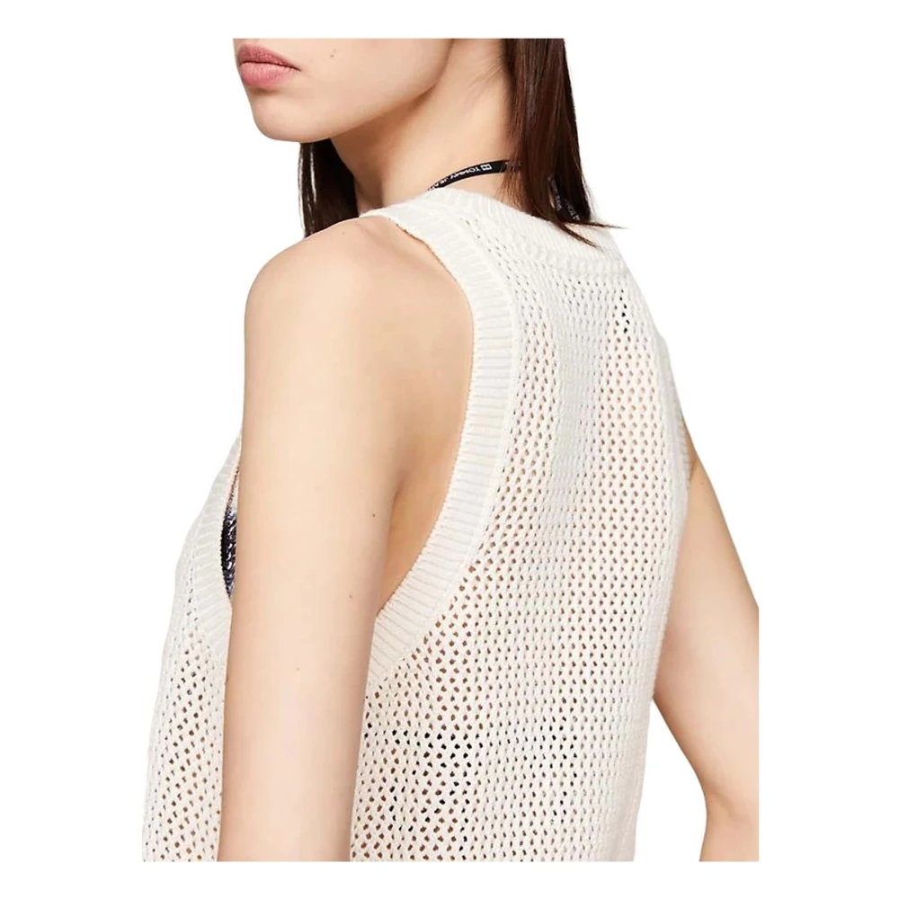 Tommy Jeans Jurk White Dames