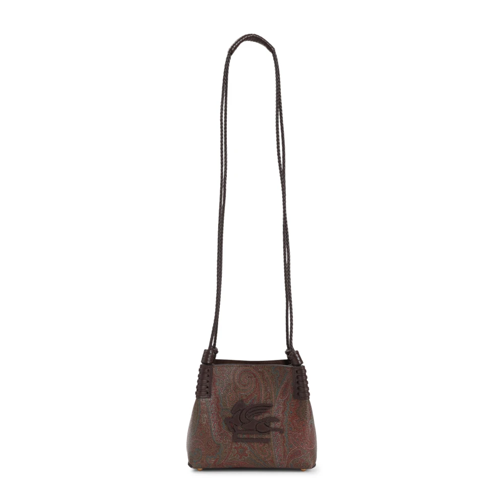 ETRO Bruine Schoudertas Elegante Compacte Stijl Brown Dames