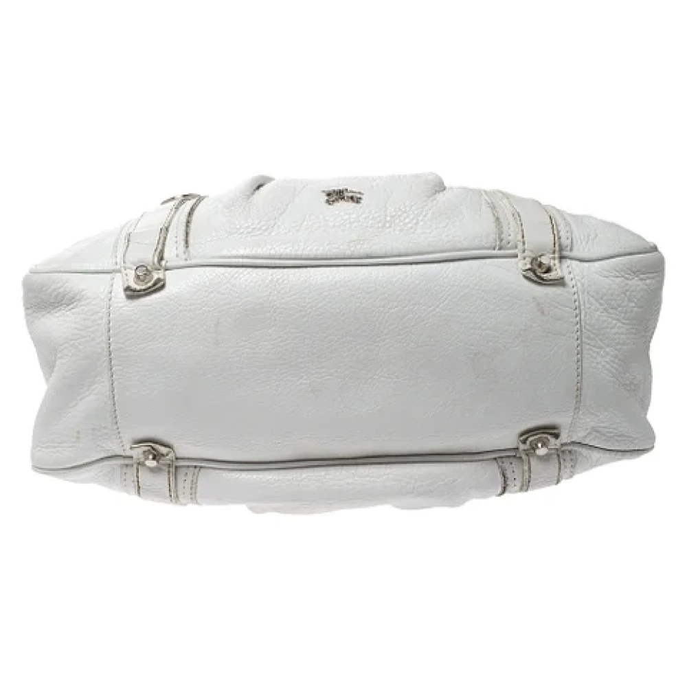 Burberry Vintage Pre-owned Leather handbags White Dames