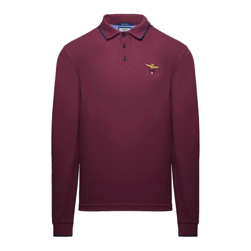 Aeronautica Militare Men's Red Polo Shirts, 3XL, Po1653up00082 Polo
