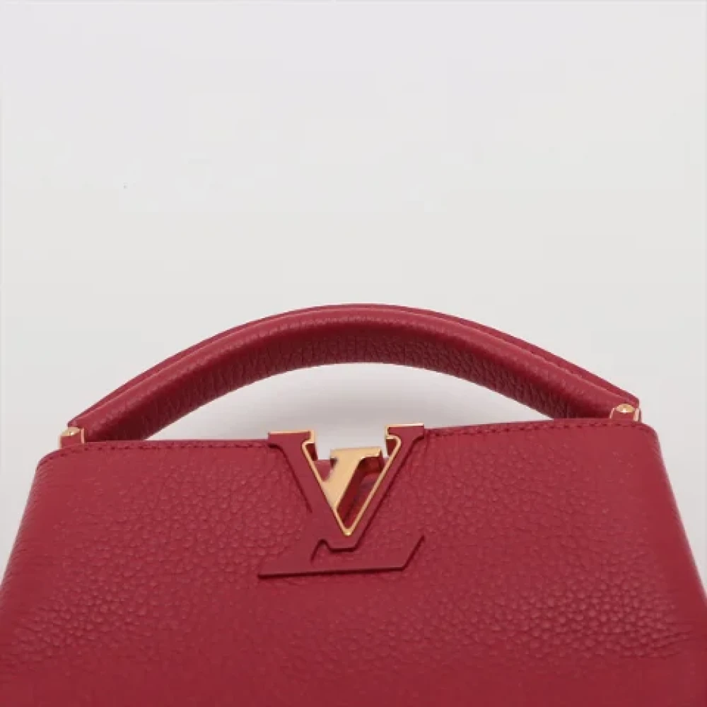 Louis Vuitton Vintage Pre-owned Leather handbags Red Dames