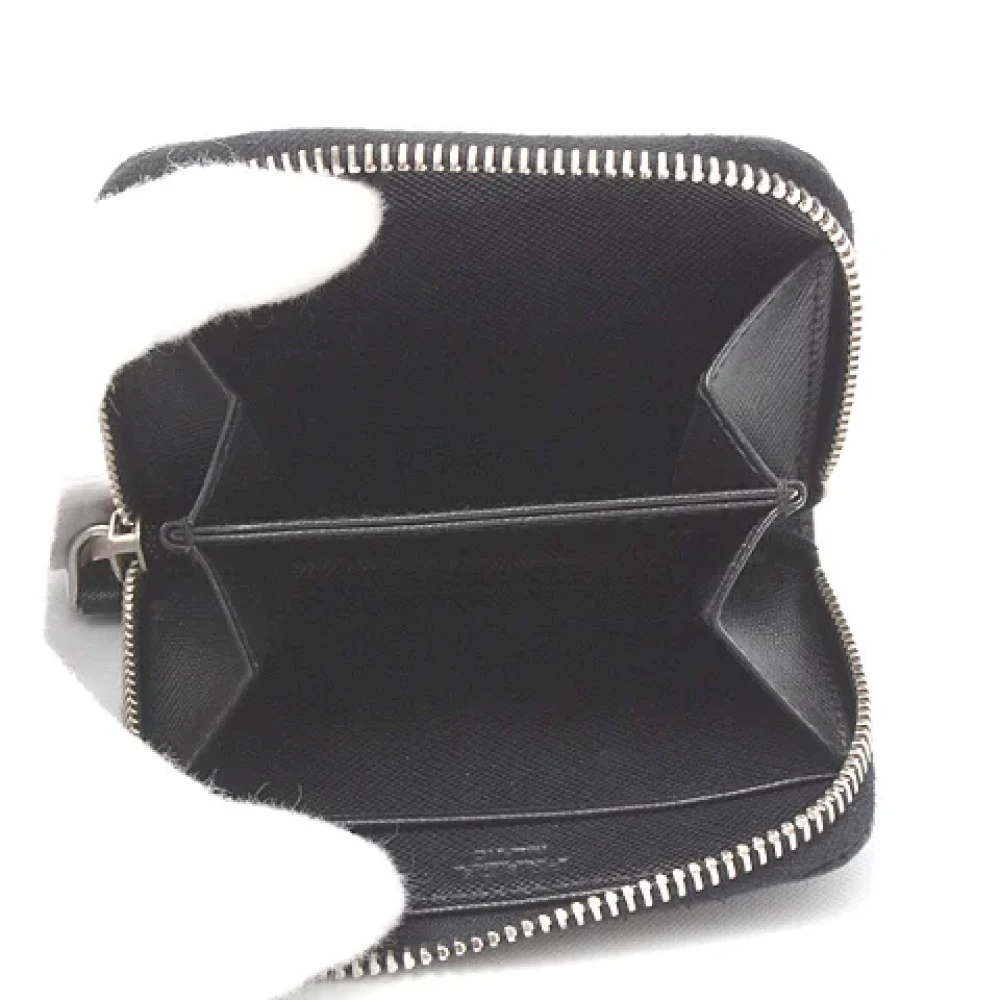 Prada Vintage Pre-owned Leather wallets Black Dames