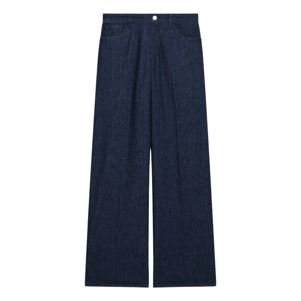 Theory Blauwe Broek Stijlvol Ontwerp Blue Dames