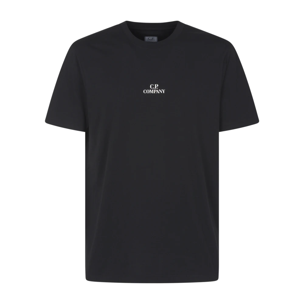 C.P. Company Zwarte korte mouw shirts Black Heren