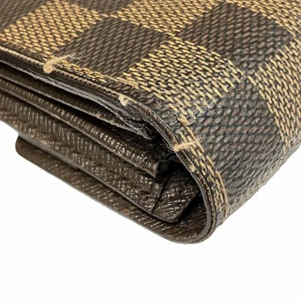Louis Vuitton Vintage Pre-owned Canvas wallets Brown Dames