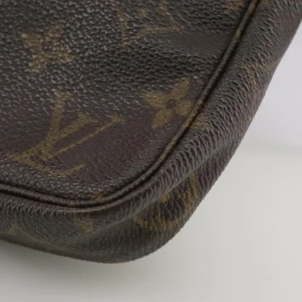 Louis Vuitton Vintage Pre-owned Canvas clutches Brown Dames