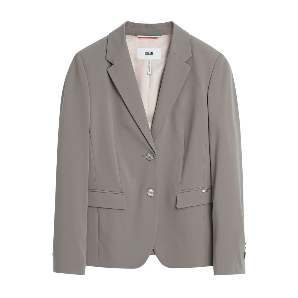 CINQUE Elegante Blazer met Klassieke Details Brown Dames