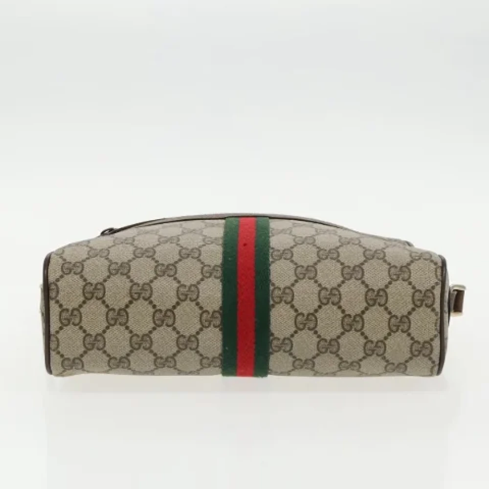 Gucci Vintage Pre-owned Leather gucci-bags Beige Dames