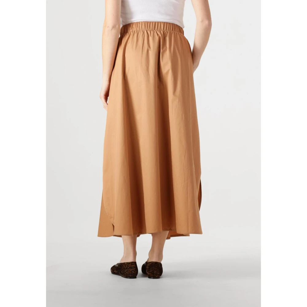 Devotion Eutopia Dames Maxi Rok Kameel Brown Dames
