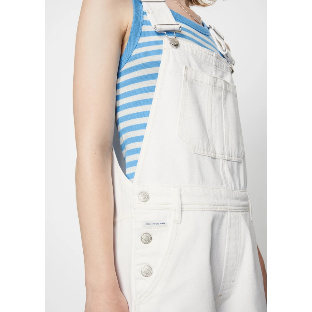 Marc O'Polo Jeans dungarees relaxed White Dames
