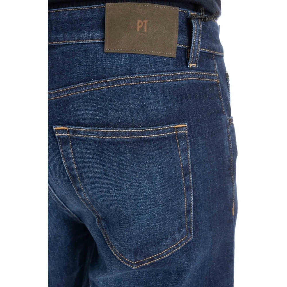 PT Torino Donkere Regular Denim Jeans Blue Heren