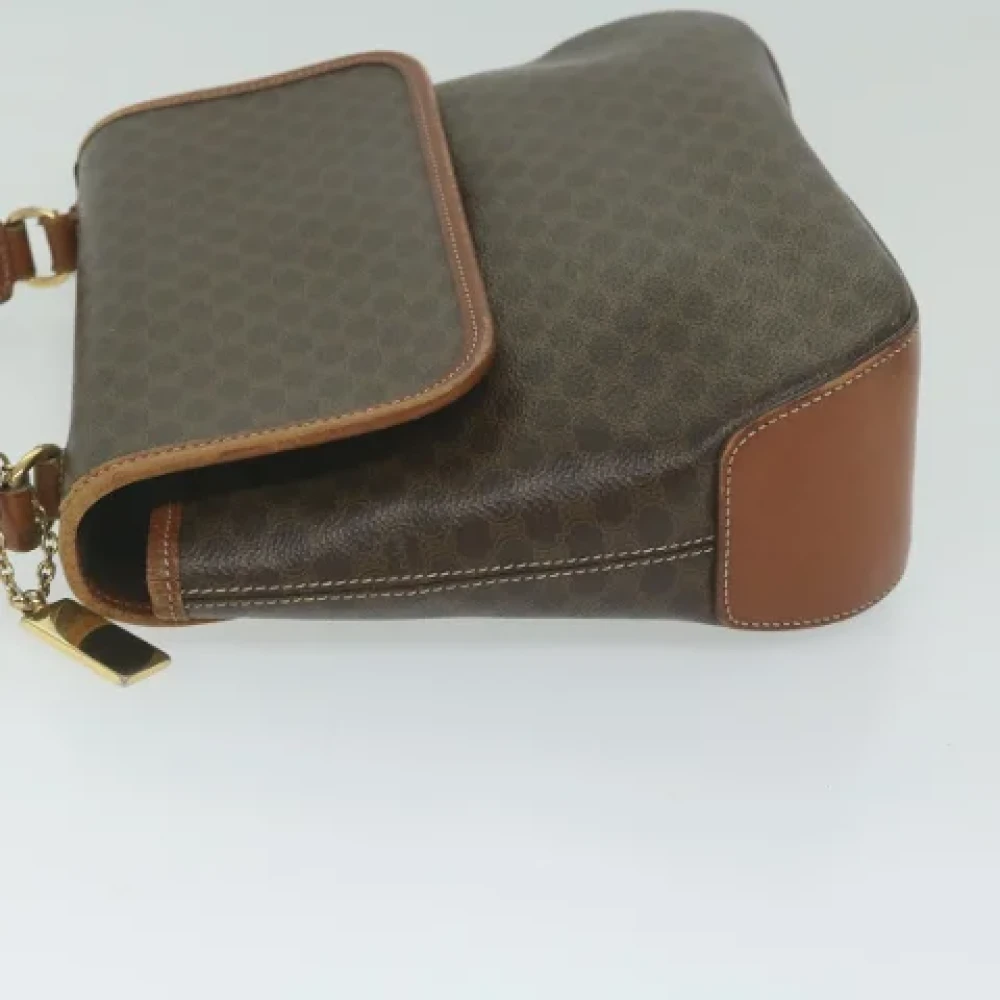 Celine Vintage Pre-owned Leather handbags Brown Dames